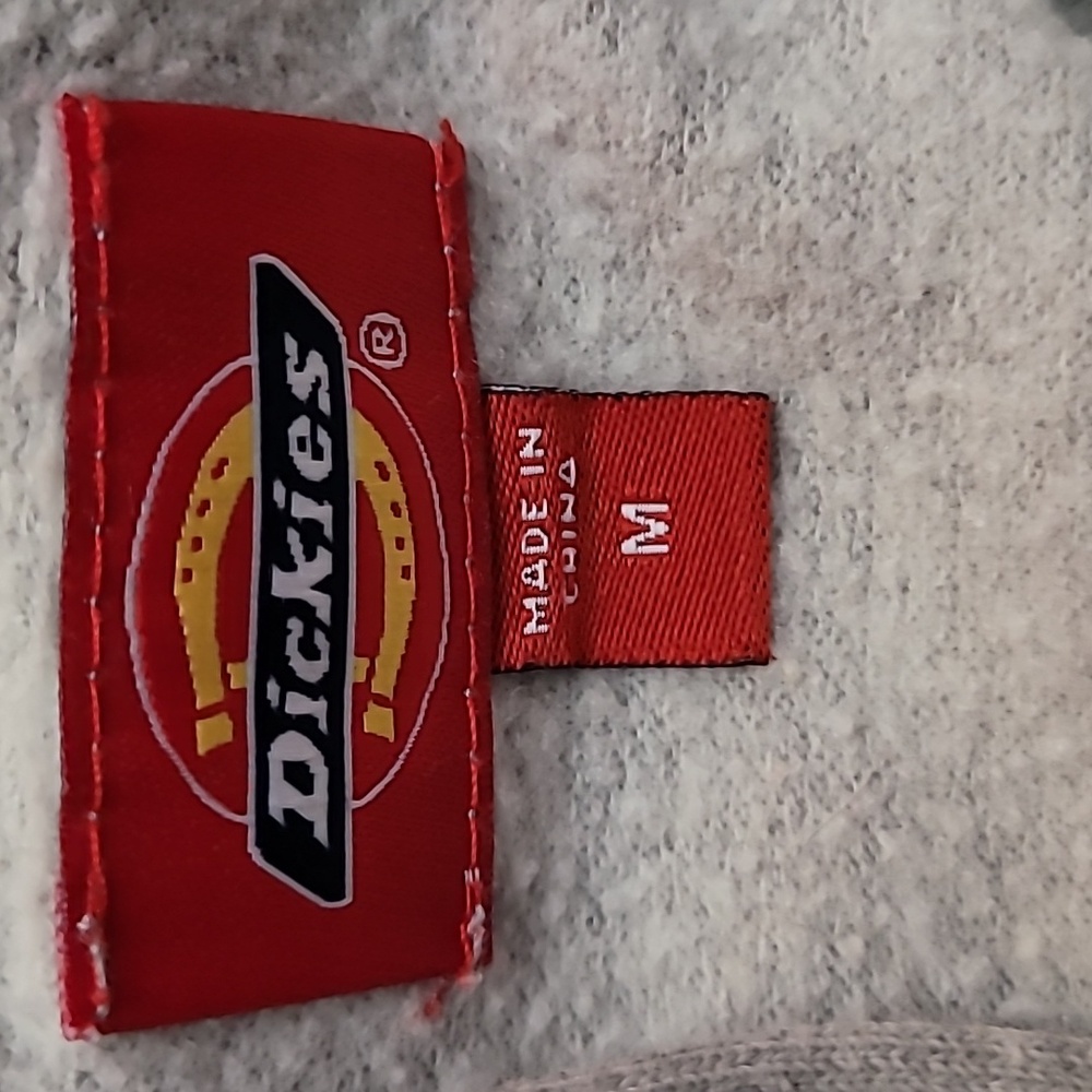 Dickies Gray Crop Pullover Hoodie Size Medium - Picture 5 of 9